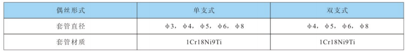 偶丝直径材料